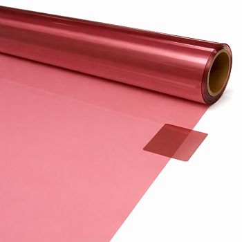 Пленка "CRISTAL",  60см*30м, цв. сливовый