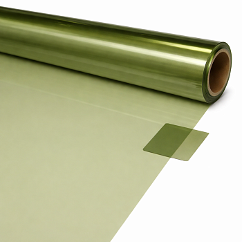 Пленка "CRISTAL",  60см*30м, цв. салатовый